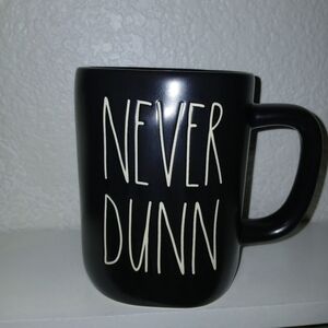 Rae Dunn Black Mug - Never Dunn